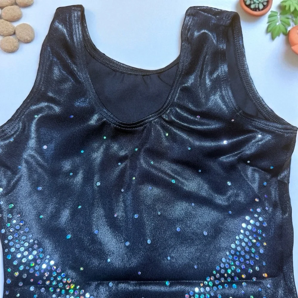 NWT CS GK Elite sportswear short sleeved leotard